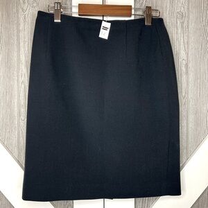 E2.01 T Tahari Petite Black Skirt 2 Petite
